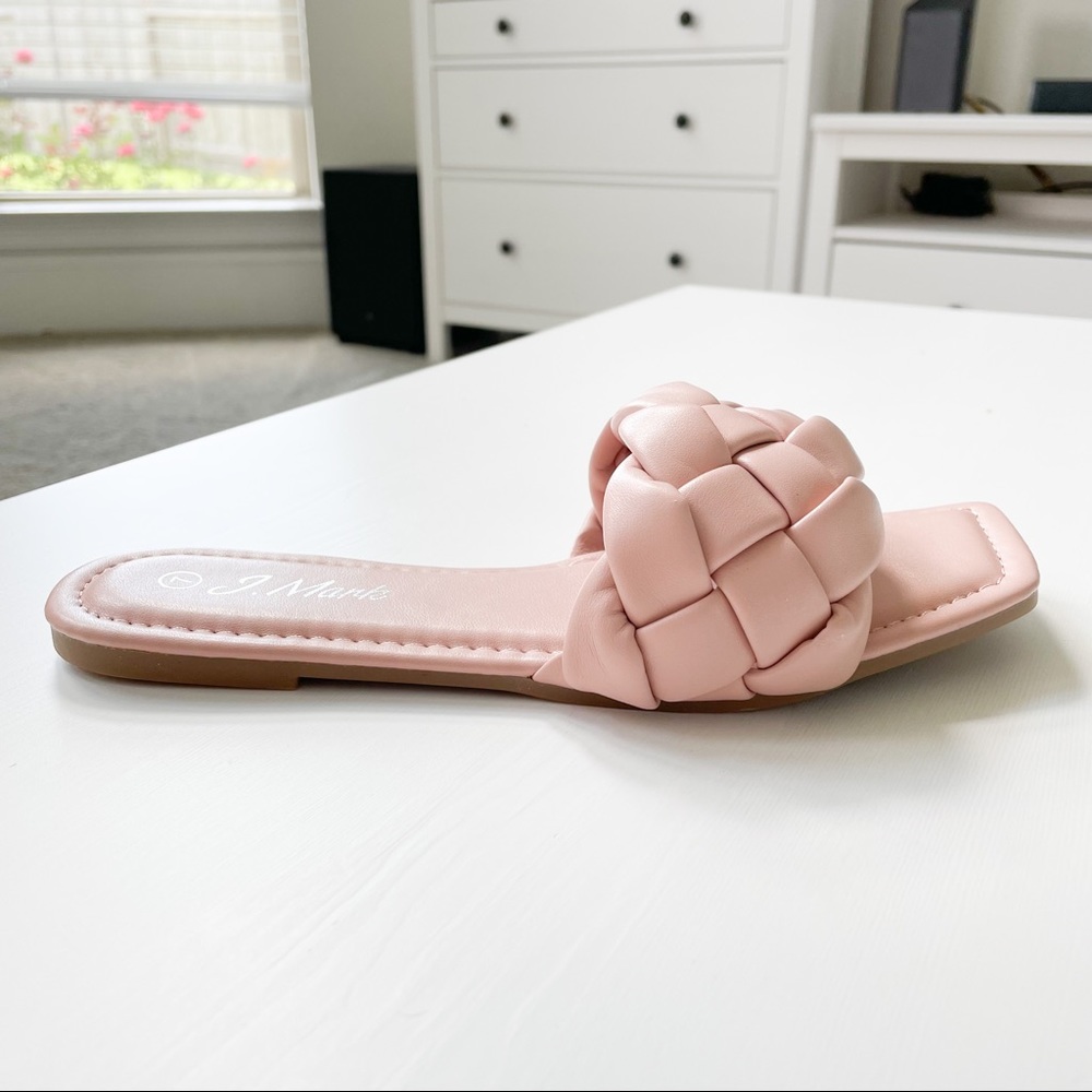 J.Mark Nude Braided Slide Sandal Passion-99 - Picture 4 of 12
